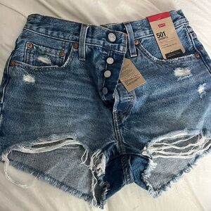 Levi’s 501 high rise Jean shorts